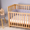 Veres LD13 - łóżeczko dziecięce z opuszczanym bokiem i gryzakiem (120x60 cm) • Organic