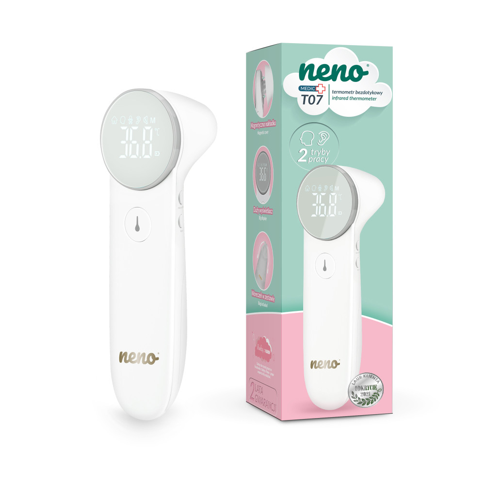 Neno Medic T07 - elektroniczny termometr • Biały
