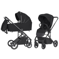 Carrello Alfa/w 2023 CRL-6507 -  wózek wielofunkcyjny 2w1 • Midnight Black