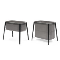 Stokke Snoozi - łóżeczko dla niemowląt, kołyska (od 0 do 9 mc) • Graphite Grey