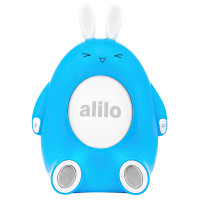 Alilo Happy Bunny P1 - інтерактивна музична іграшка, нічник для дітей • Синій