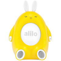 Alilo Happy Bunny P1 - zabawka interaktywna muzyczna, lampka nocna dla dzieci • Żółty