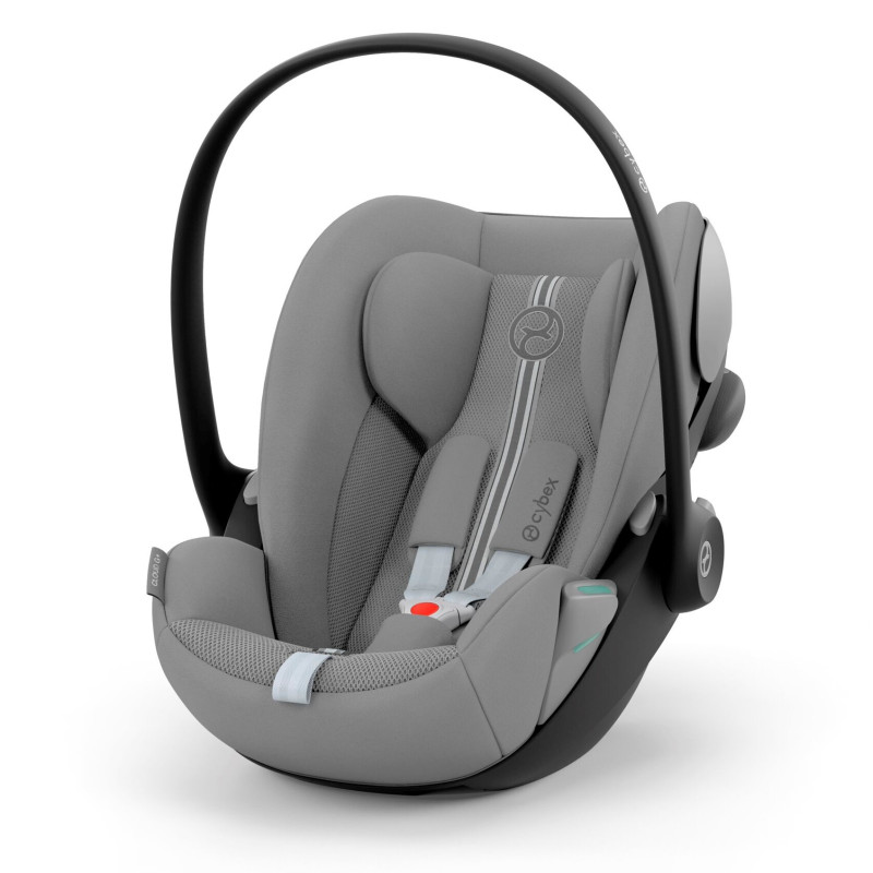 Cybex Cloud G i-Size - rozkładany, obrotowy fotelik samochodowy dla niemowląt, nosidełko (40 - 87 cm) • Stone Grey Plus