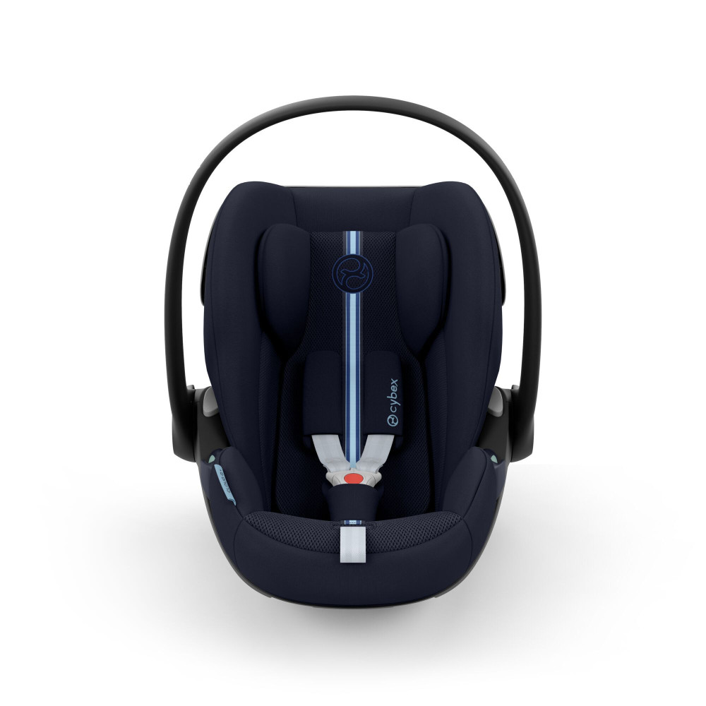Cybex Cloud G i-Size - розкладне, поворотне автокрісло для немовля (40 - 87 см) з базою Cybex Base G • Ocean Blue Plus
