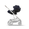 Cybex Cloud G i-Size - розкладне, поворотне автокрісло для немовля (40 - 87 см) з базою Cybex Base G • Ocean Blue Plus