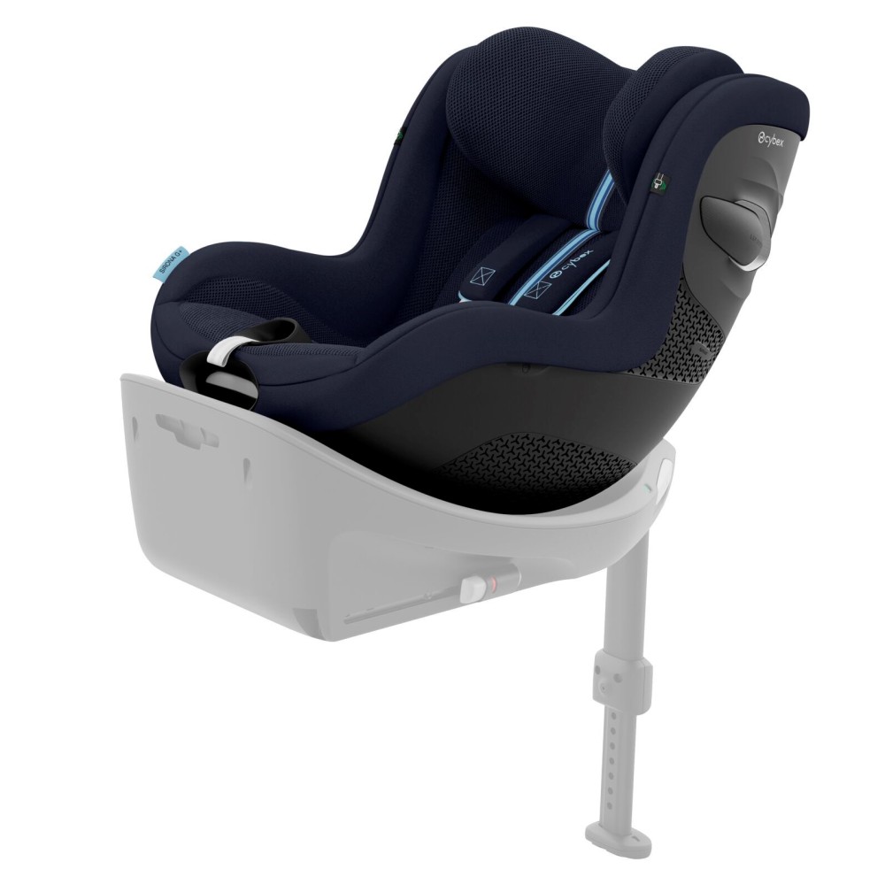 Cybex Sirona G i-Size - obrotowy fotelik samochodowy (3 mc - 4 lat / 61 - 105 cm) • Ocean Blue Plus 