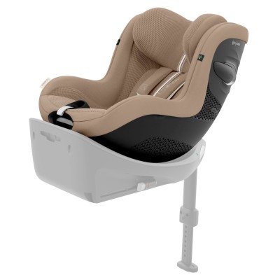 Cybex Sirona G i-Size - obrotowy fotelik samochodowy (3 mc - 4 lat / 61 - 105 cm) • Almond Beige Plus