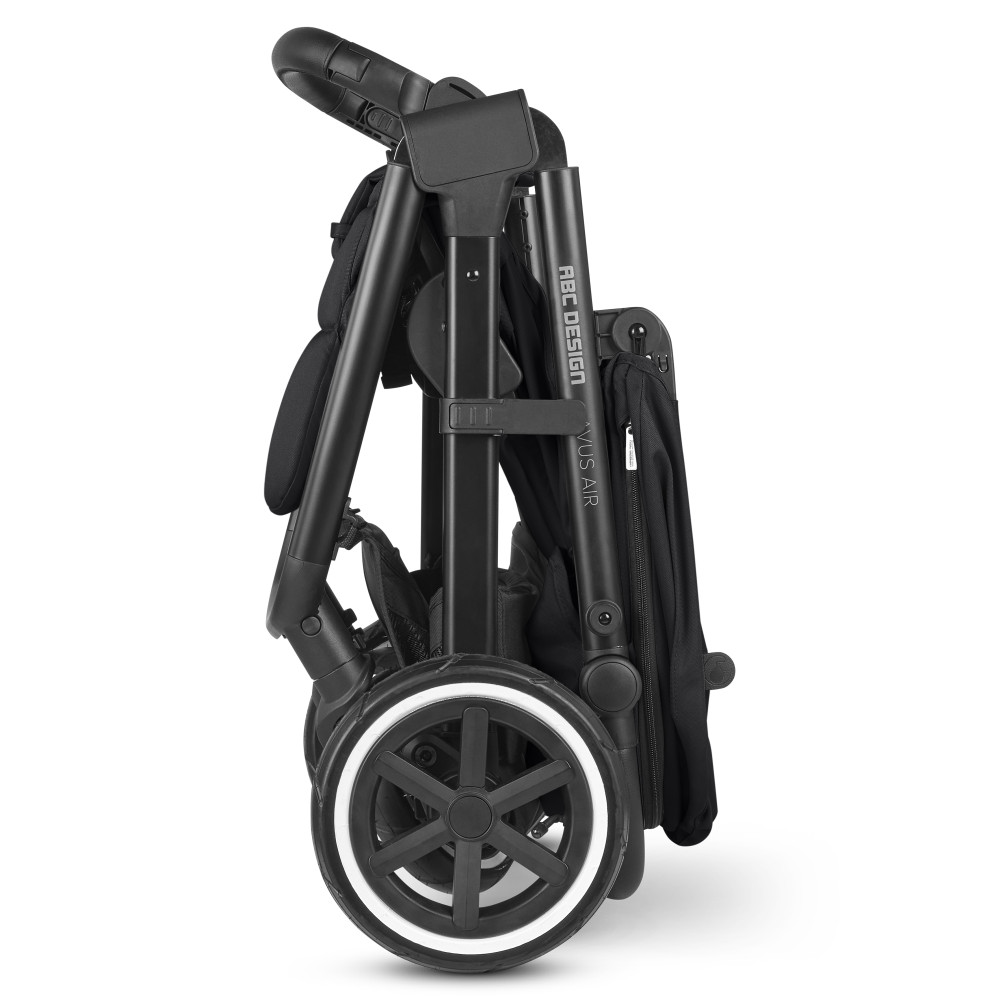 ABC Design Avus Air - wózek spacerowy / lekka spacerówka z pompowanymi kołami • Ink