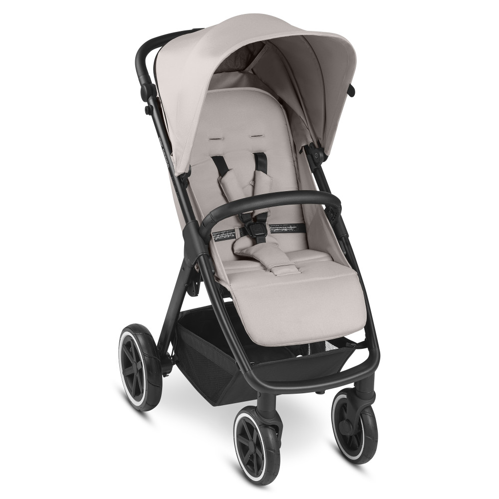 ABC Design Avus Air - wózek spacerowy / lekka spacerówka z pompowanymi kołami • Powder