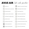 ABC Design Avus Air - wózek spacerowy / lekka spacerówka z pompowanymi kołami • Powder