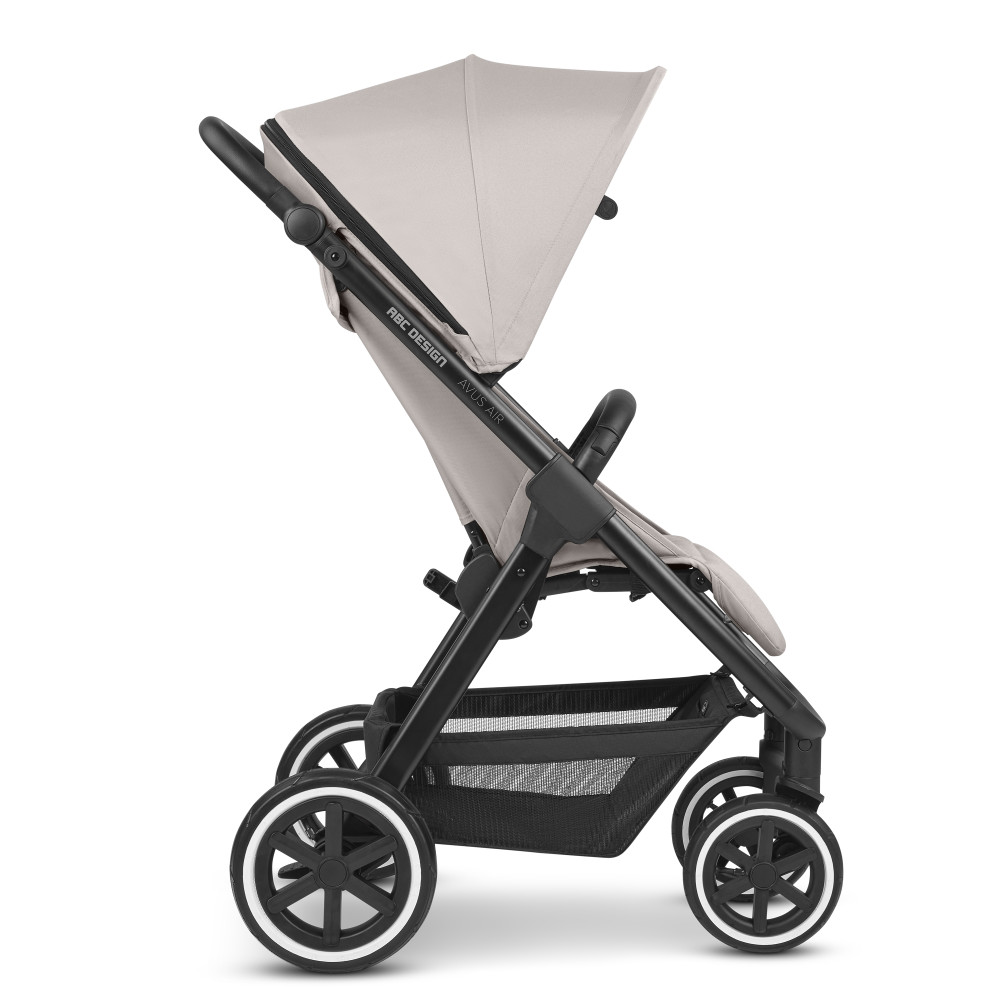 ABC Design Avus Air - wózek spacerowy / lekka spacerówka z pompowanymi kołami • Powder
