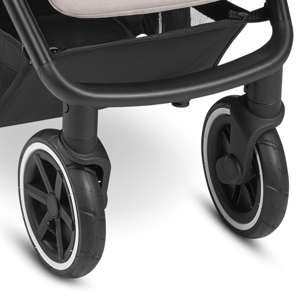 ABC Design Avus Air - wózek spacerowy / lekka spacerówka z pompowanymi kołami • Powder