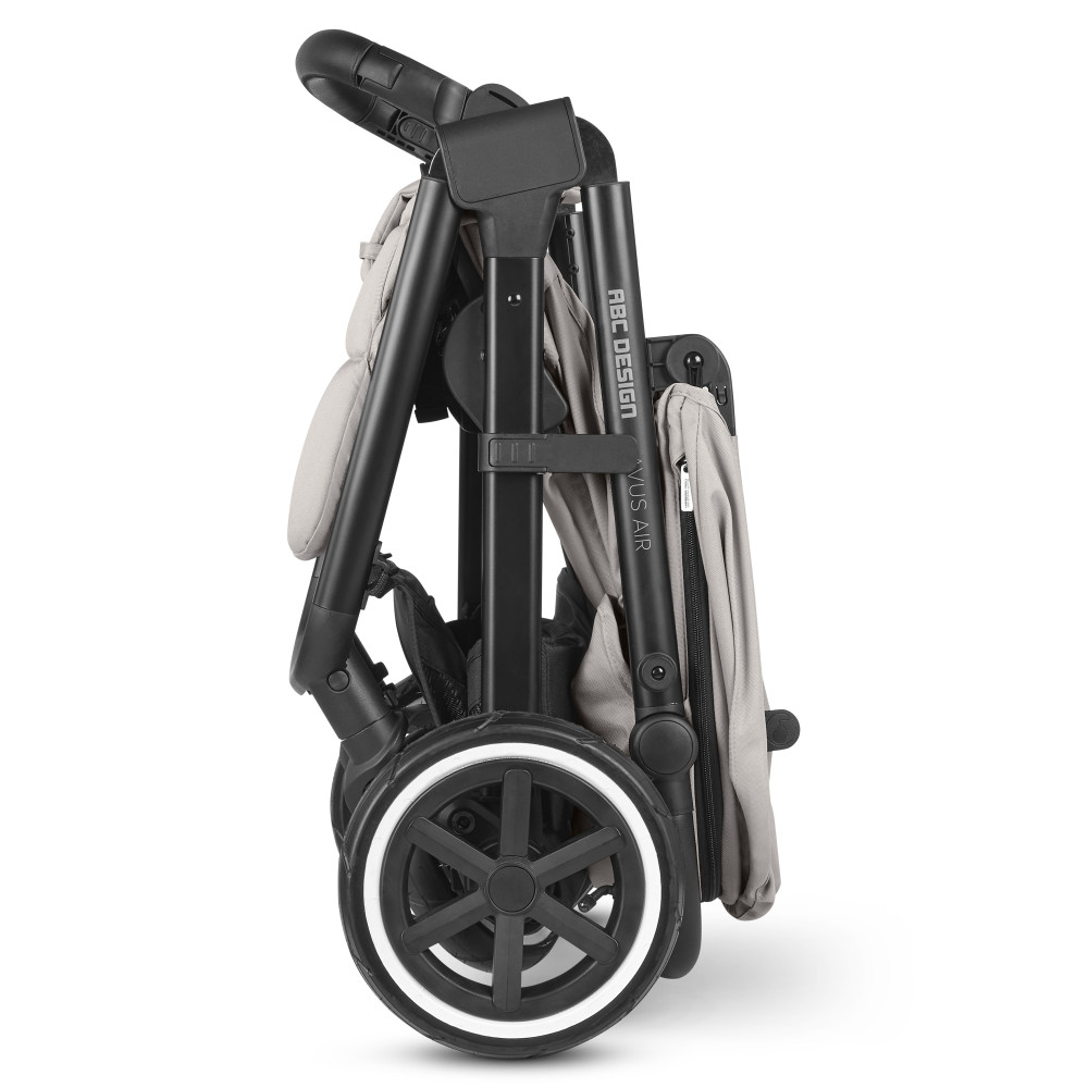 ABC Design Avus Air - wózek spacerowy / lekka spacerówka z pompowanymi kołami • Powder