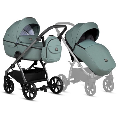 Tutis UNO 5+ дитяча коляска 2в1 • 143 Menta
