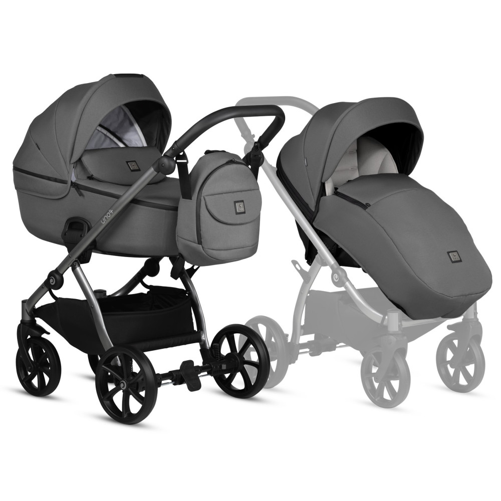 Tutis UNO 5+ дитяча коляска 2в1 • 145 Canella