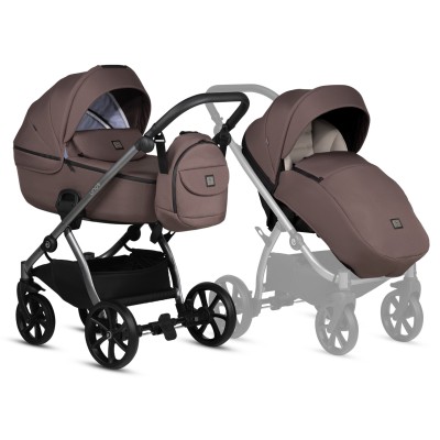Tutis UNO 5+ дитяча коляска 2в1 • 159 Cocoa