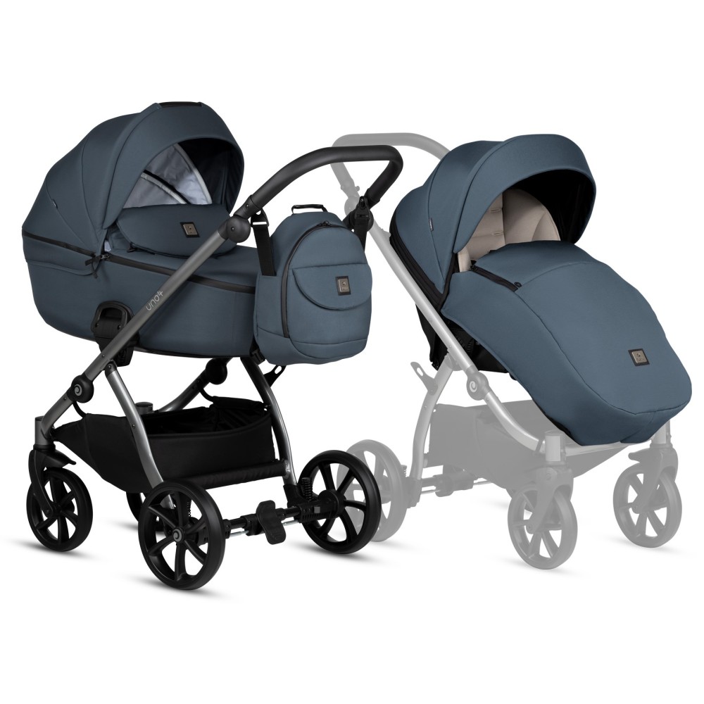 Tutis UNO 5+ дитяча коляска 2в1 • 160 Marine