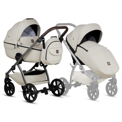 Tutis UNO 5+ дитяча коляска 2в1 • 168 Black Sesame