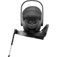 Britax Romer Baby-Safe Pro - rozkładany, obrotowy fotelik samochodowy, nosidełko (0 - 15m / 40 - 85cm) z bazą Vario Base • Classic Deep Grey