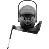 Britax Romer Baby-Safe Pro - rozkładany, obrotowy fotelik samochodowy, nosidełko (0 - 15m / 40 - 85cm) z bazą Vario Base • Style Mineral Grey