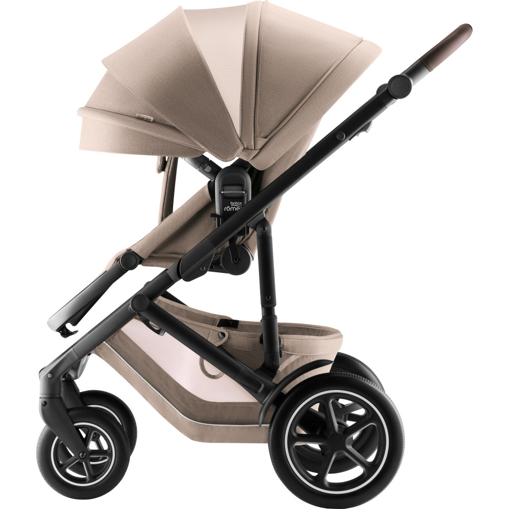 Britax Römer Smile 5Z - wózek dziecięcy 2w1 na każdy teren, z kolekcji STYLE (wyróżnik: wentylacja z drobnej siateczki) • Teak STYLE
