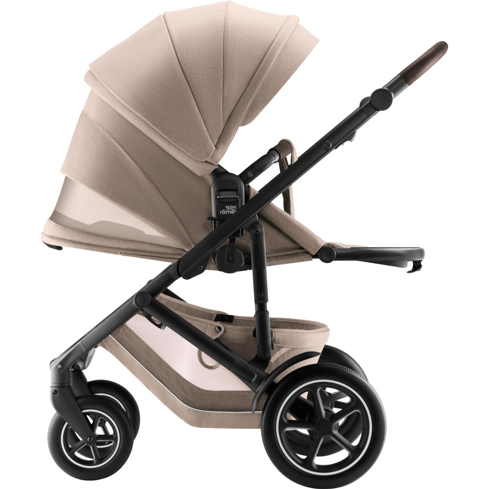Britax Römer Smile 5Z - wózek dziecięcy 2w1 na każdy teren, z kolekcji STYLE (wyróżnik: wentylacja z drobnej siateczki) • Teak STYLE
