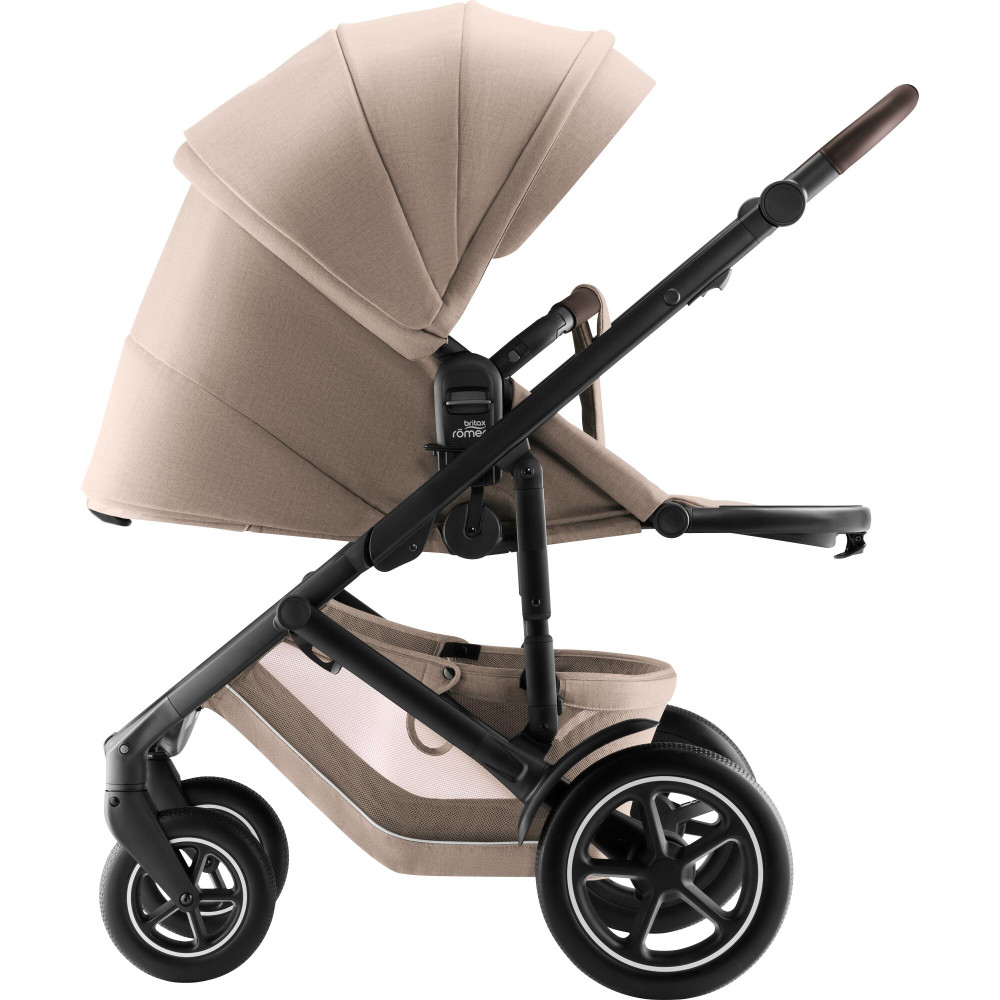 Britax Römer Smile 5Z - wózek dziecięcy 2w1 na każdy teren, z kolekcji STYLE (wyróżnik: wentylacja z drobnej siateczki) • Teak STYLE