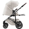 Britax Römer Smile 5Z - прогулянкова коляска, візок на будь-яку місцевість,з колекції LUX (люксові екологічні тканини та шкіряні деталі) • Soft Taupe LUX