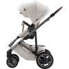 Britax Römer Smile 5Z - прогулянкова коляска, візок на будь-яку місцевість,з колекції LUX (люксові екологічні тканини та шкіряні деталі) • Soft Taupe LUX