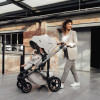 Britax Römer Smile 5Z - прогулянкова коляска, візок на будь-яку місцевість,з колекції LUX (люксові екологічні тканини та шкіряні деталі) • Soft Taupe LUX