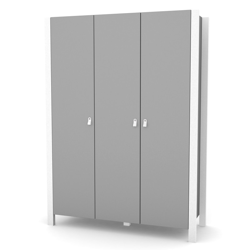 Veres Monaco 1310 - szafa dziecięca, dwudrzwiowa (96х47х180 cm) • Graphite White