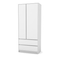 Veres Bern 900 - szafa dziecięca z szufladami, dwudrzwiowa • White Veres Bern 900 - szafa dziecięca z szufladami, dwudrzwiowa • White