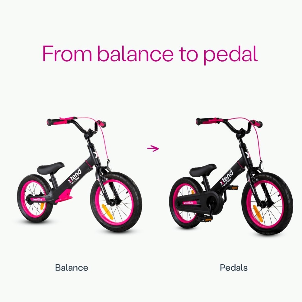 smarTrike Xtend Bike - дитячий велосипед 3в1 (3-7 років) • Pink
