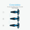 smarTrike Xtend Scooter - hulajnoga dziecięca 3w1 z regulowanym deckiem (3-12 lat) • Blue