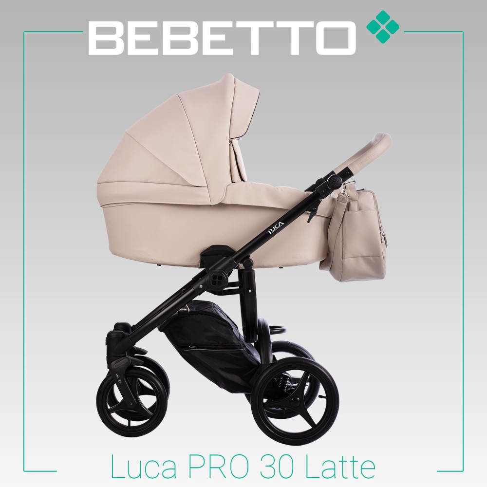 Bebetto Luca - wózek wielofunkcyjny 2w1 • Pro 30 Latte Bebetto Luca - wózek wielofunkcyjny 2w1 • Pro 30 Latte