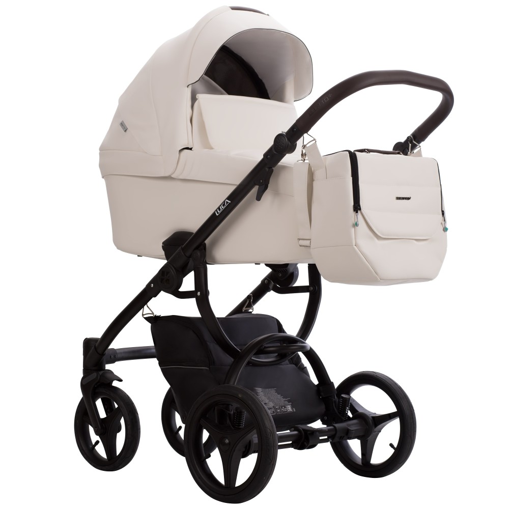 Bebetto Luca Pro 37 чорна рама дитяча коляска