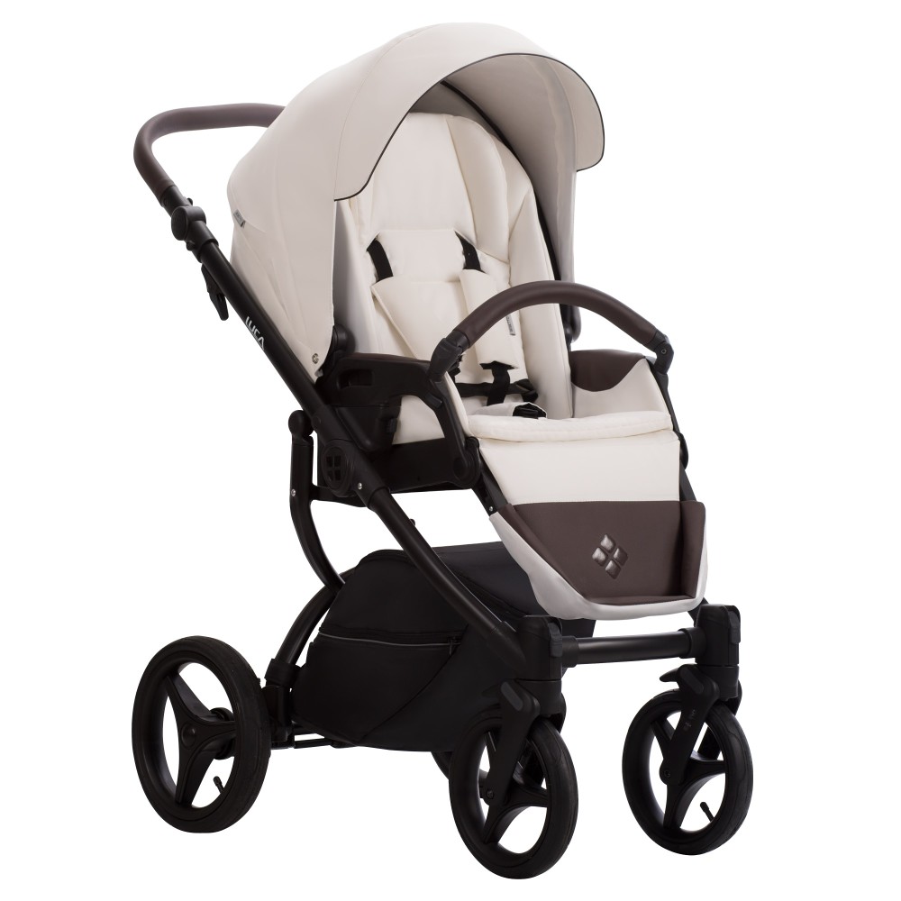 Bebetto Luca Pro 37 чорна рама дитяча коляска