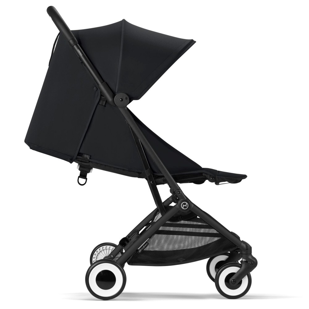 Cybex Orfeo - легка прогулянкова коляска, візок для подорожей, складається до розміру ручної поклажі • Magic Black