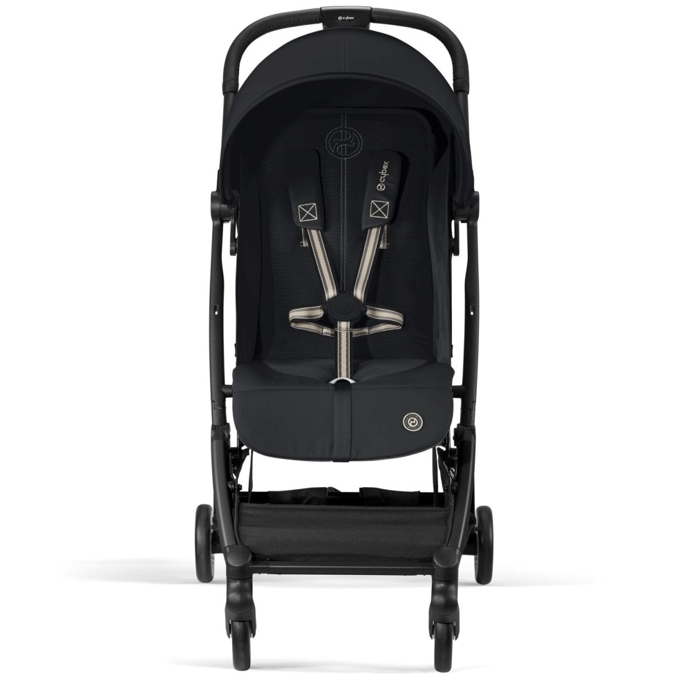 Cybex Orfeo - легка прогулянкова коляска, візок для подорожей, складається до розміру ручної поклажі • Magic Black