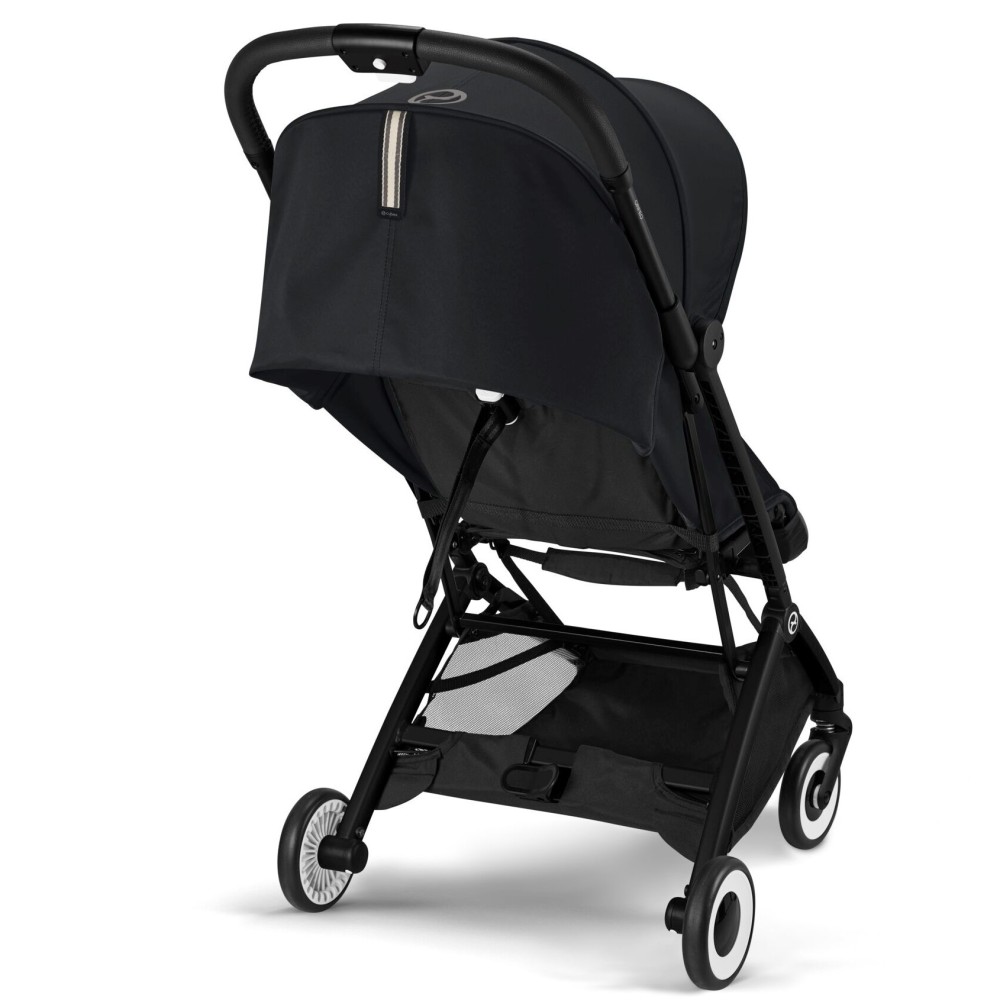 Cybex Orfeo - легка прогулянкова коляска, візок для подорожей, складається до розміру ручної поклажі • Magic Black