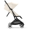 Cybex Orfeo - легка прогулянкова коляска, візок для подорожей, складається до розміру ручної поклажі • Canvas White