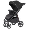 Carrello Bravo Plus CRL-5515 - wózek spacerowy, spacerówka na każdy teren • Pure Black