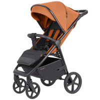 Carrello Bravo Plus CRL-5515 - wózek spacerowy, spacerówka na każdy teren • Tango Orange