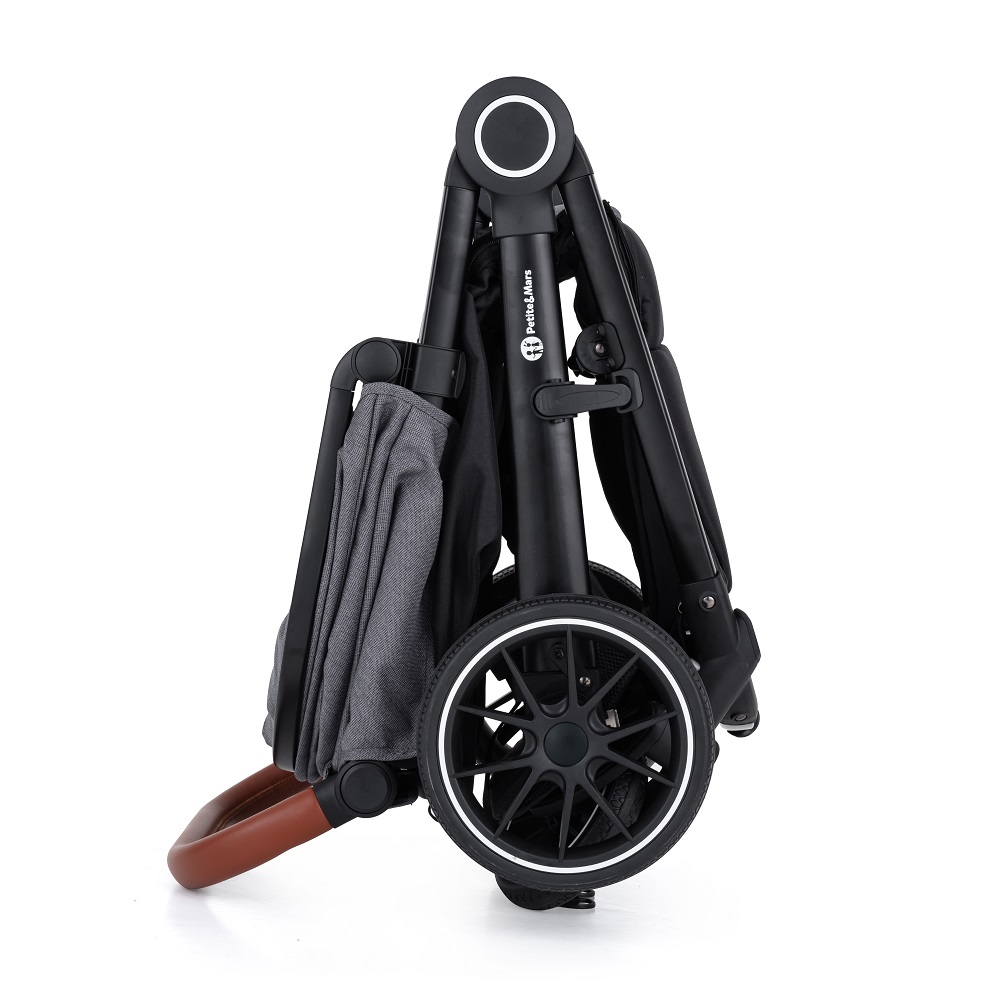 Petite Mars Street+ RWS - wózek spacerowy / spacerówka na każdy teren • Ocean Blue Oak