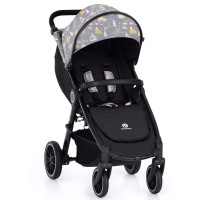 Petite Mars Street+ RWS Limited 100 Black - wózek spacerowy / spacerówka na każdy teren • Prehistoric