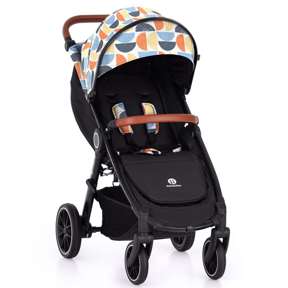 Petite Mars Street+ RWS Limited 100 Oak - wózek spacerowy / spacerówka na każdy teren • Retro Oak 