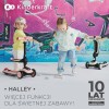Kinderkraft Halley - rowerek biegowy, trójkołowa hulajnoga z siedziskiem • Zielony