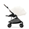 Cybex Melio - lekki wózek spacerowy/ spacerówka do miasta, odwracane siedzisko • Canvas White