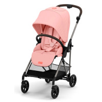  Cybex Melio - lekki wózek spacerowy/ spacerówka do miasta, odwracane siedzisko • Candy Pink