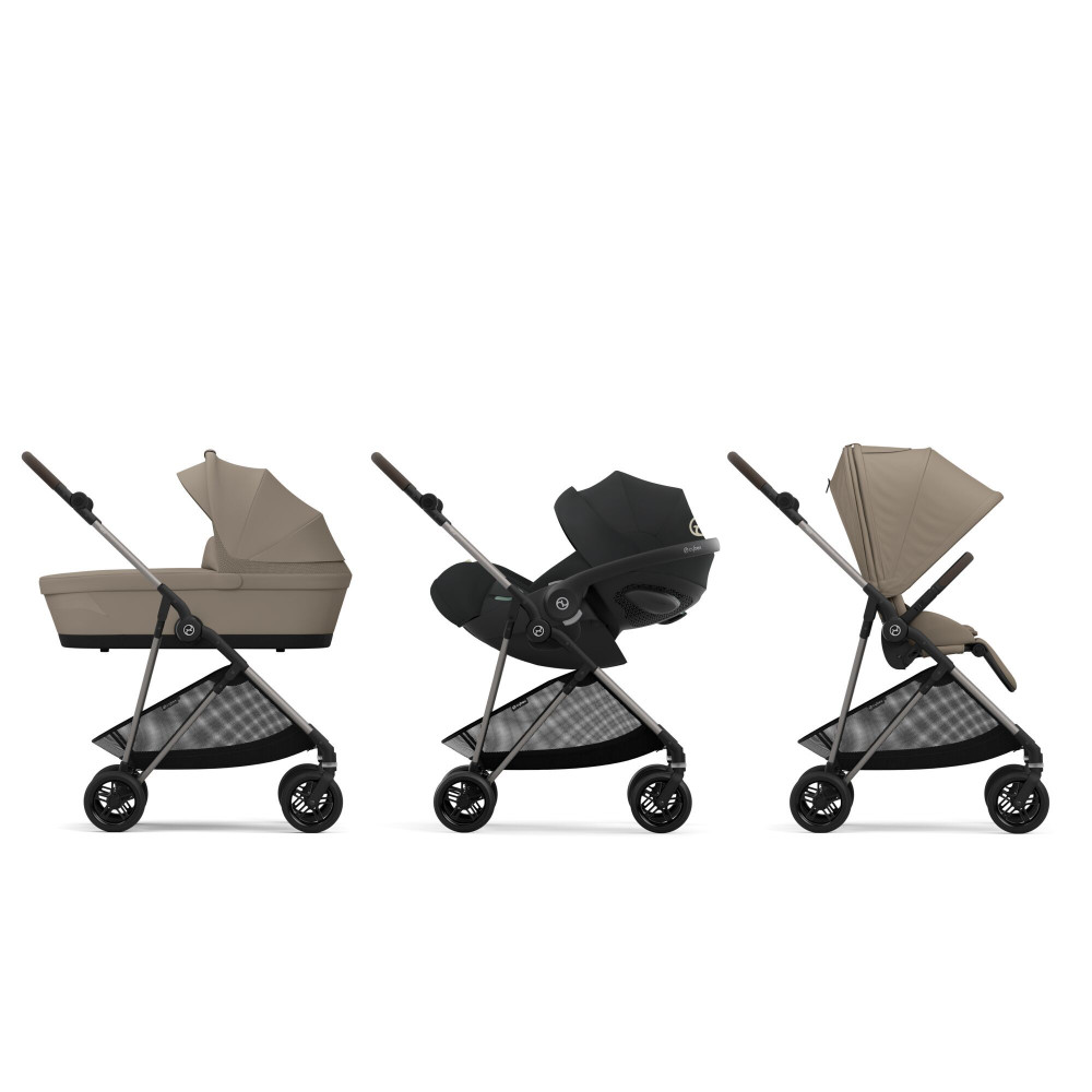 Cybex Melio - дитяча коляска 2в1 • Almond Beige